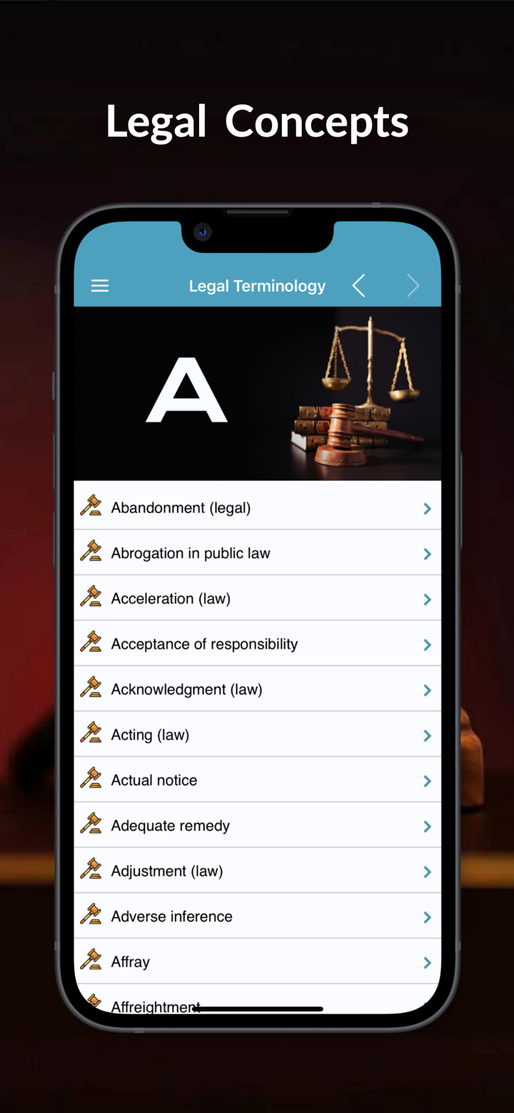 Law & Legal Terminology screenshot 2