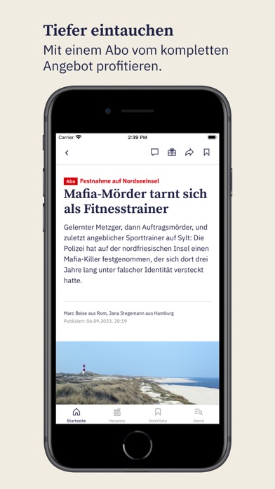 Basler Zeitung Nachrichten Screenshot