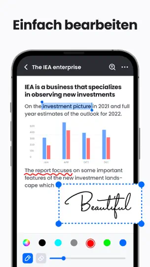 Screenshot von PDF-Reader & PDF-Editor auf dem iPhone 4