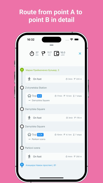 Eway public transport screenshot-3