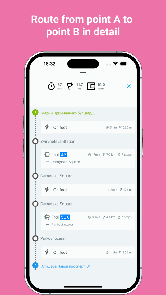 #4. Eway public transport (iOS) 由: Sherstyuk Ivan Ivanovych