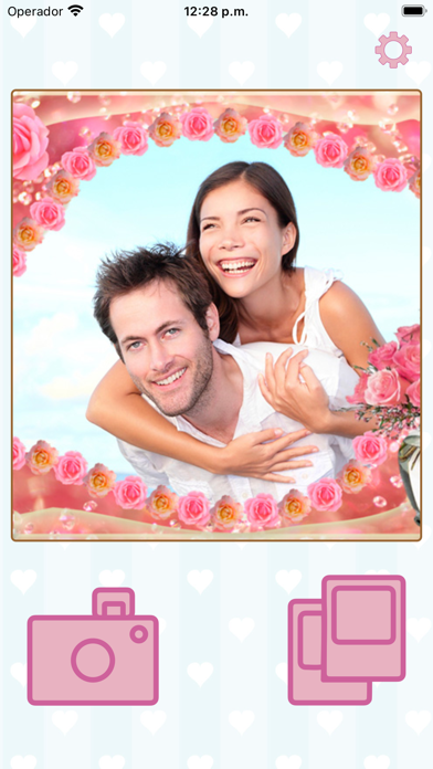 Love photo frames create cards Screenshot