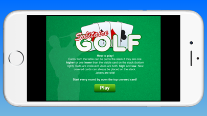 Solitaire Golf Game Screenshot