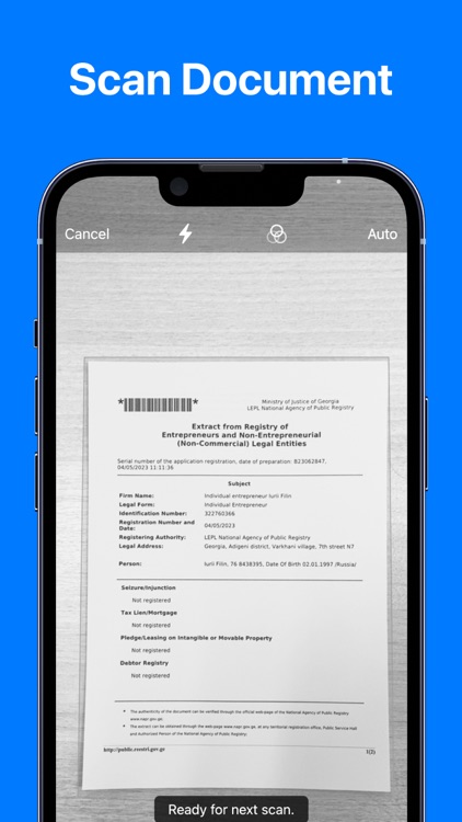 Scanner Doc - Scan Docs to PDF