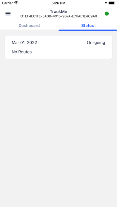 Trackme v2 Screenshot
