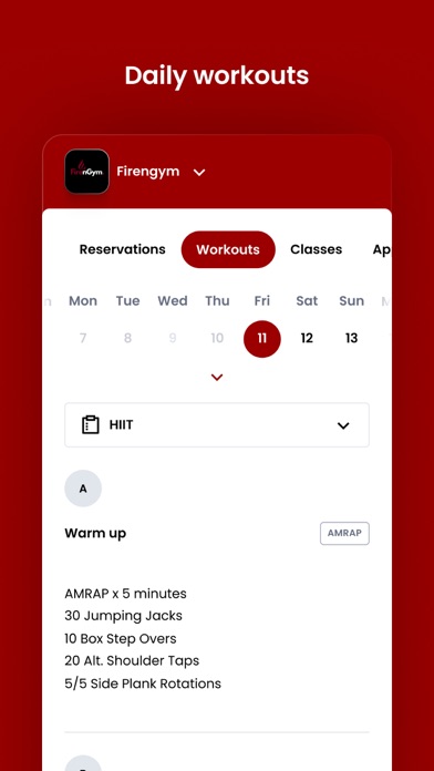 Firengym Screenshot