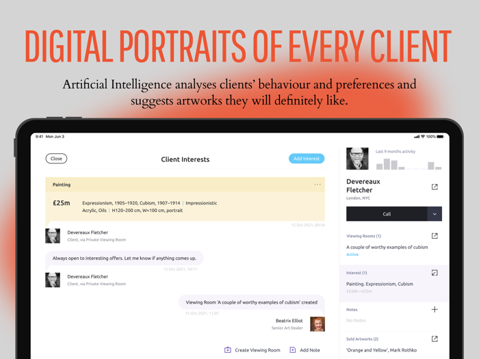 MA Gallery AI-Powered Art CRM