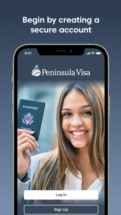 Peninsula Visa, Inc. Screenshot