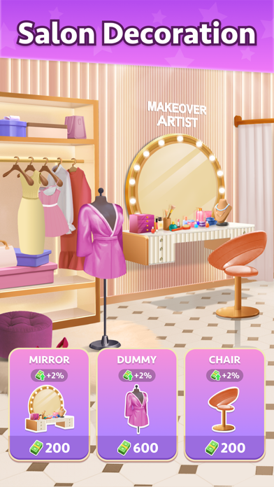 Makeover Artist-Makeup Games Screenshot