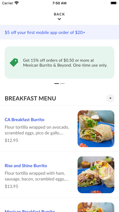 Mexican Burrito & Beyond Screenshot