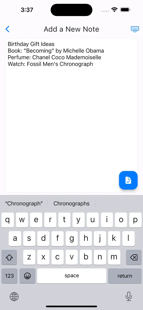 #2. Notes Basic (iOS) 由: Yudai Abe