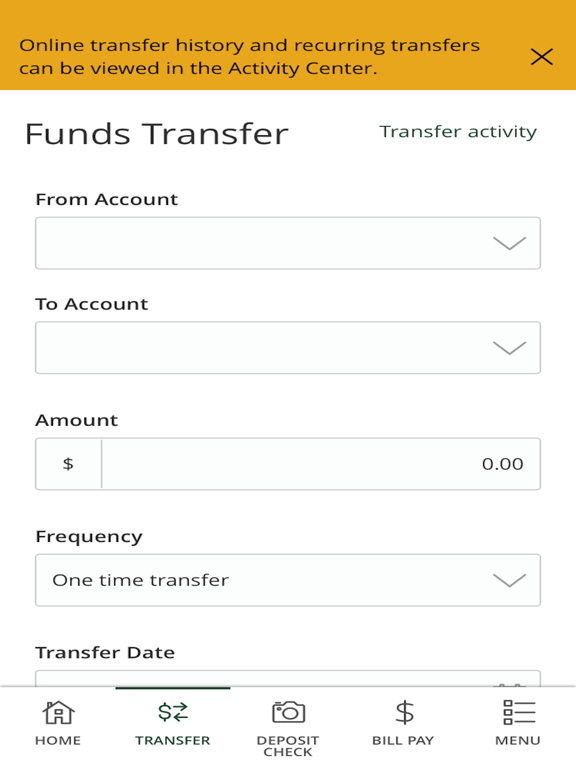 RCB Bank Mobile iPad screenshot 4 - Finance app