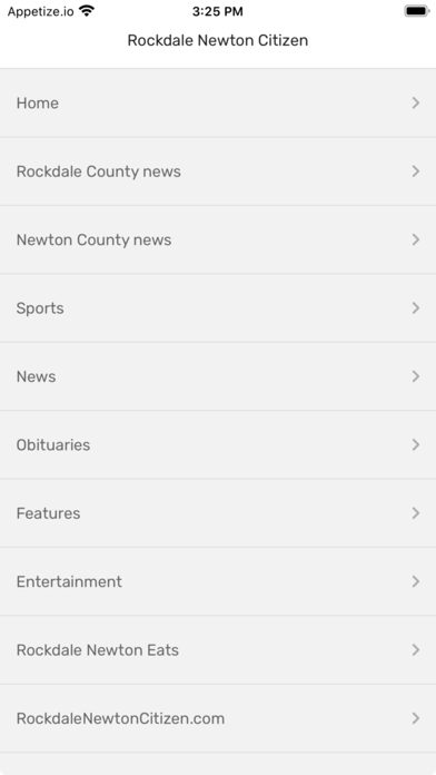 Rockdale Newton Citizen Screenshot
