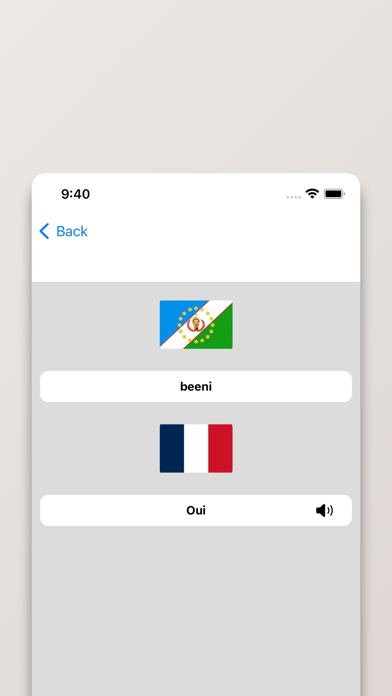 Dictionnaire Yoruba-Français Screenshot