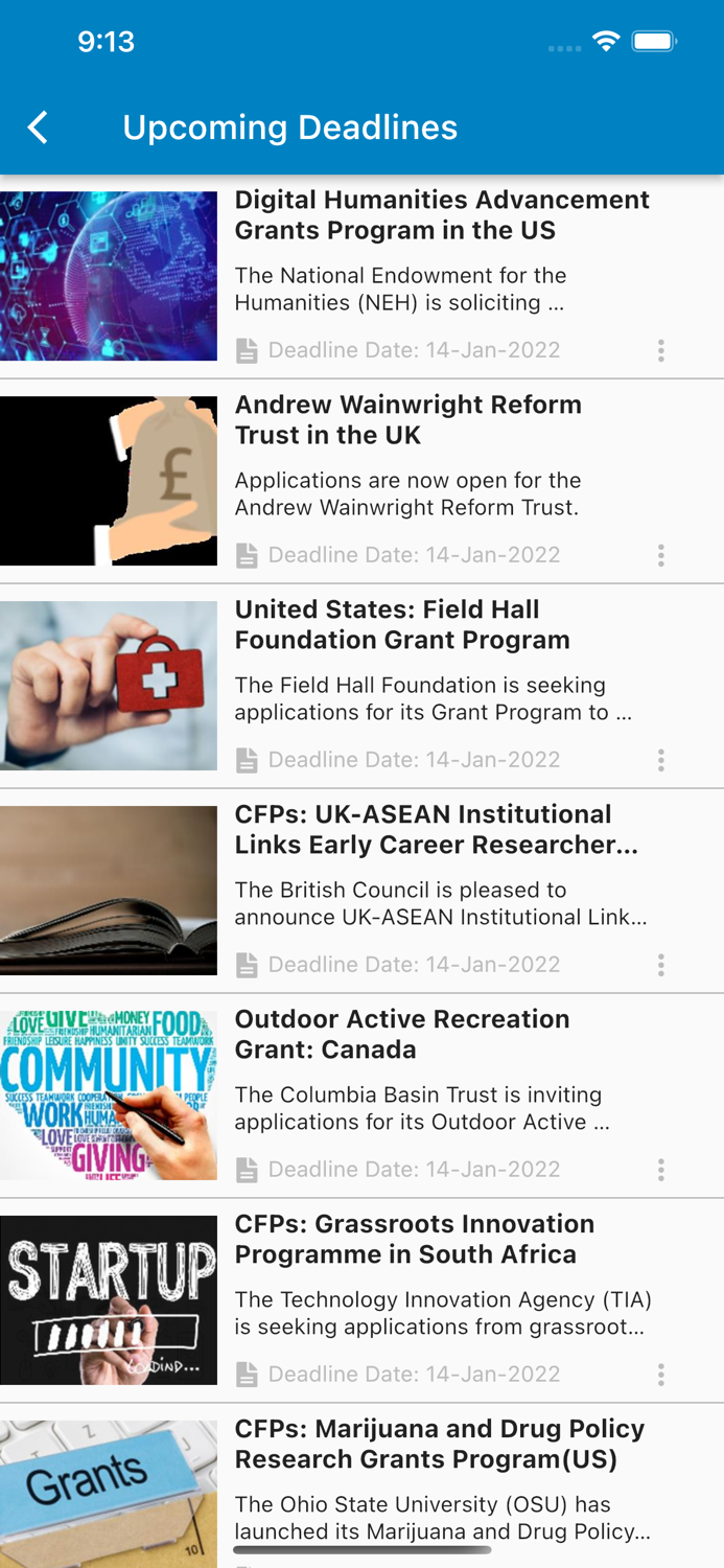 fundsforNGOs Premium