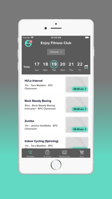 EnJoy Fitness Club Screenshot