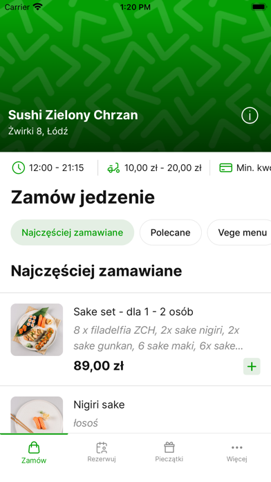Sushi Zielony Chrzan Screenshot