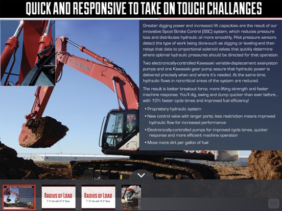 Screenshot #6 pour Link-Belt Excavators Toolbox