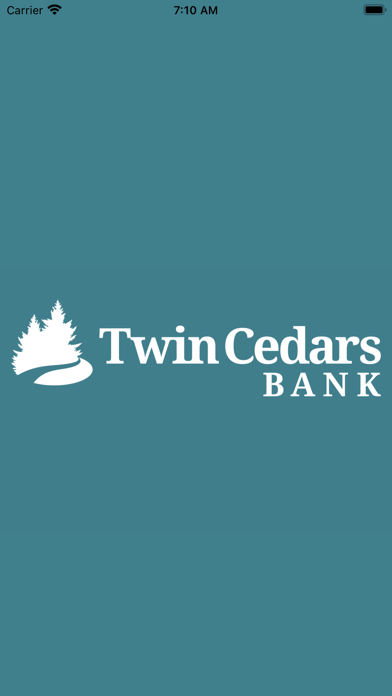 Twin Cedars Bank Mobile Screenshot