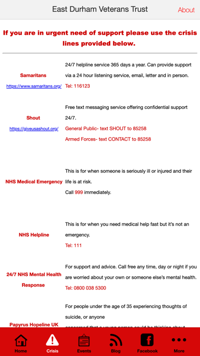 East Durham Veterans Trust App Screenshot 2 - AppWisp.com