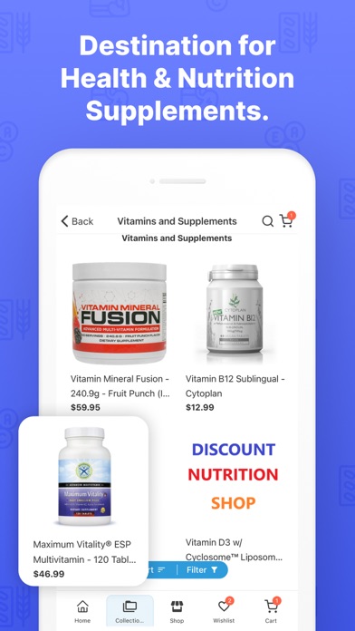 Disc Nutrition Store Screenshot