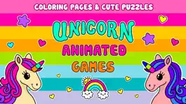 Game screenshot Unicorn Coloring Puzzle Games mod apk