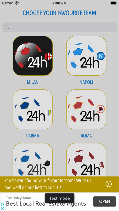 Calcio 24h Screenshot