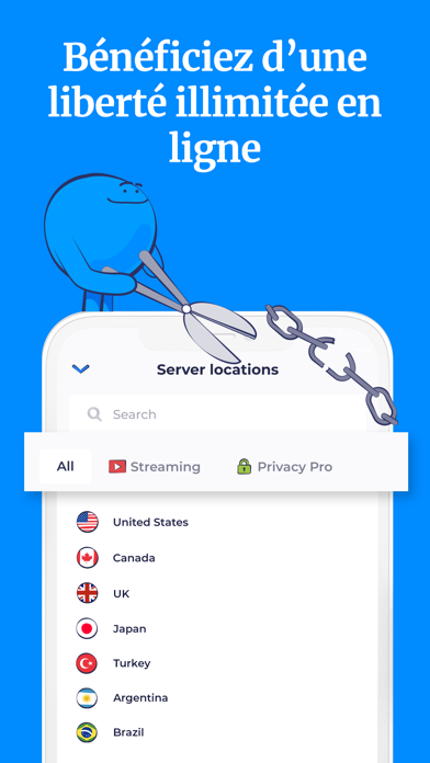 Screenshot #3 pour Atlas VPN: sécurité illimitée