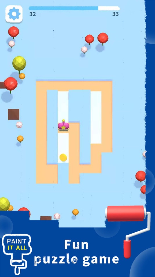#4. Paint it all - puzzle game (iOS) 由: 晓怡 陈