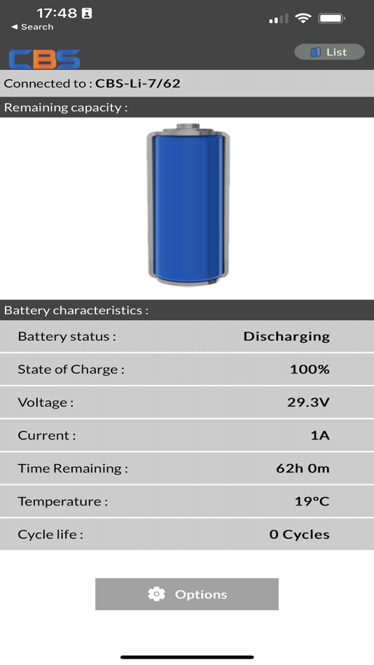 #1. CBS Analytics (iOS) Με: Custom Battery Solutions