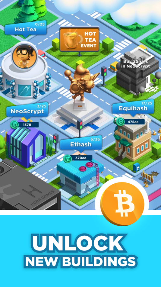 #8. Crypto Miner: Bitcoin Factory (iOS) Podle: Hora Games Limited