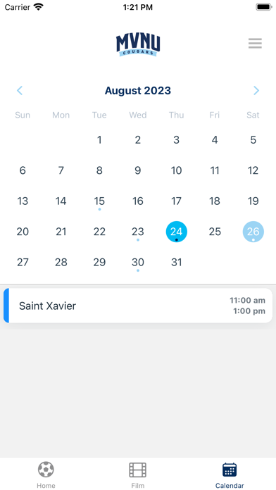 MVNU Athletics Screenshot