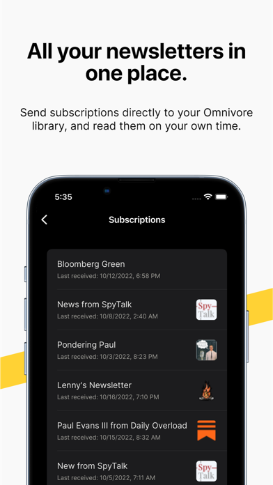 Omnivore: Read-it-later Screenshot