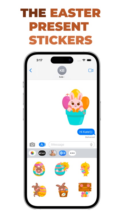 The Easter Present stickers