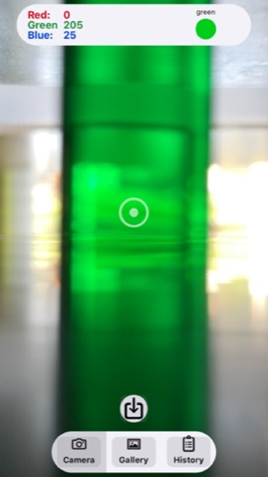 Carolina® RGB Colorimeter Screenshot