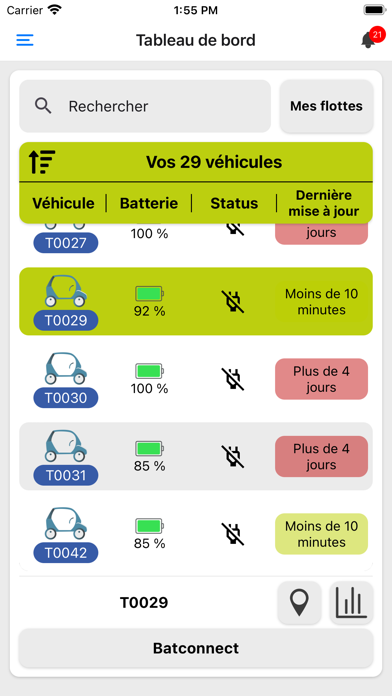 Screenshot #1 pour Batconnect Fleet Monitoring