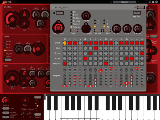 Screenshot #2 for Redshrike - AUv3 Plug-in Synth