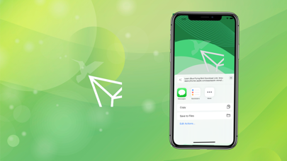 Learn Blue Flying Bird Screenshot