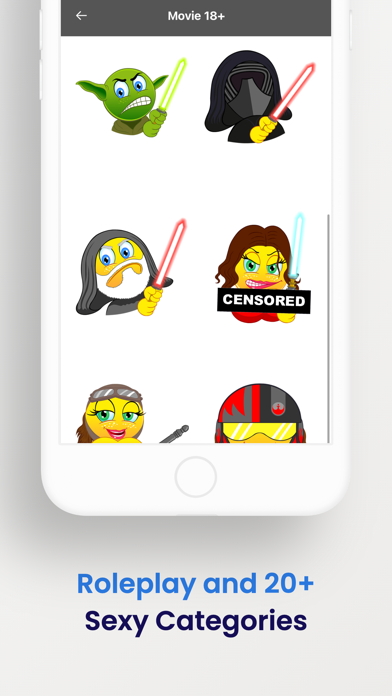 Adult Emoji Dirty Sexy Sticker Screenshot