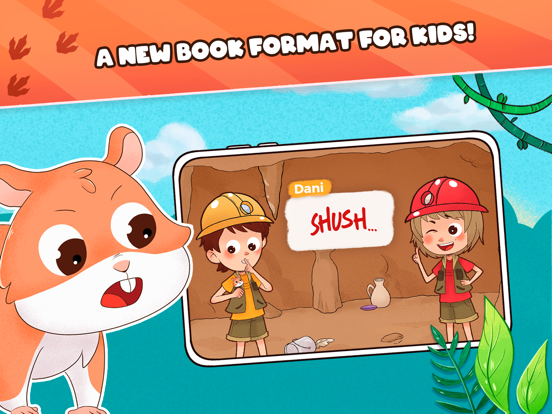 Dani and Evan: Dinosaur books iPad screenshot 5 - Book app
