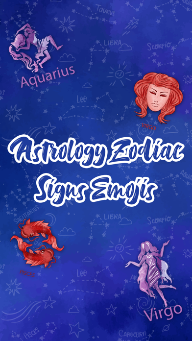 Screenshot #1 pour Astrology Zodiac Signs Emojis