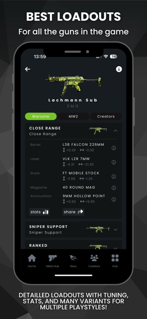 Warzone Loadout - CODMunity on X: 📱 DOWNLOAD THE APP 📱 - Best loadouts  for Warzone 1, Modern Warfare 2 & Warzone 2.0 - Full meta ranking - Random  loadout generator 