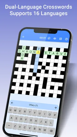 Dual-Language Crosswords screenshot 1