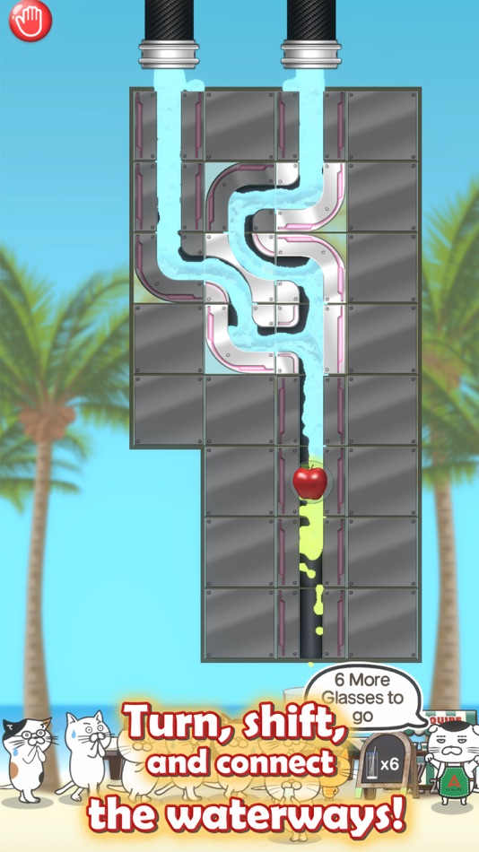 #2. Water Panic Juice:Slide Puzzle (iOS) Bởi: ACQUIRE Corp.