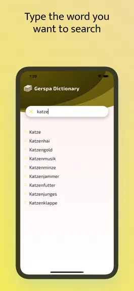 Game screenshot Gerspa Dictionary apk