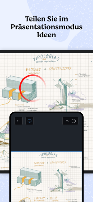 ‎Notability: Notizen, PDF Screenshot