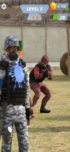 Paintball Attack 3D: Color War screenshot #3 for iPhone