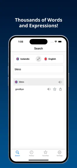 Game screenshot English Icelandic Dictionary + apk