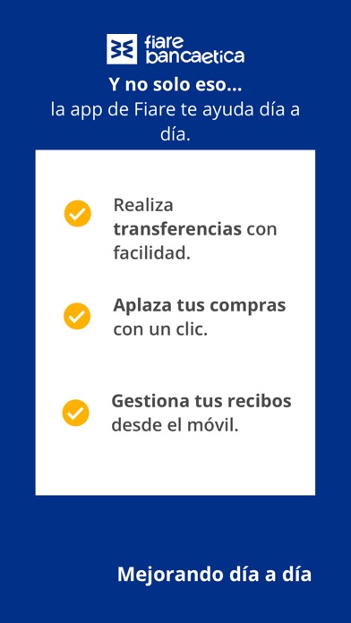 Fiare Banca Etica Screenshot
