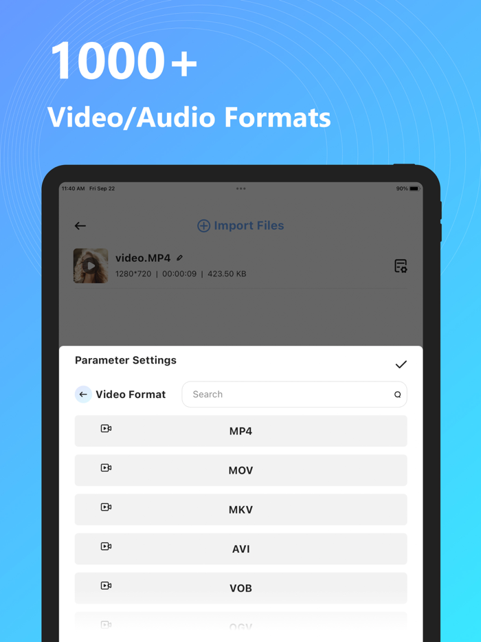 AllVidConverter Convert Video